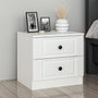 Hanah Home Mesita de Noche Kale - 4923 Blanco